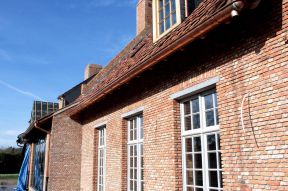 Koperen dakgoot landelijk