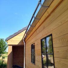 Zinken dakgoot nieuwbouw 1